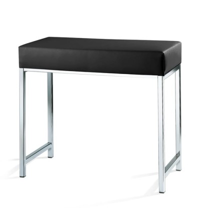 Decor Walther DW 66 Скамья 60x30x52см, напольная, цвет: хром / черный