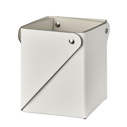 ADJ Коробочка MIU для чайных пакетов, 7x7xH8 см., цвет: белый/панна котта