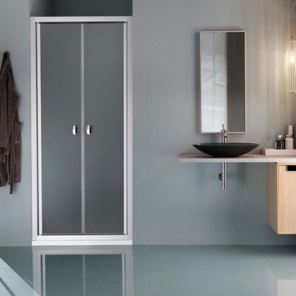 SAMO Europa Душевая дверь 78-84х200см., профиль хром, прозрачное стекло