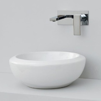 Artceram Blend Раковина 46 см, без отв., накладная, цвет: белый