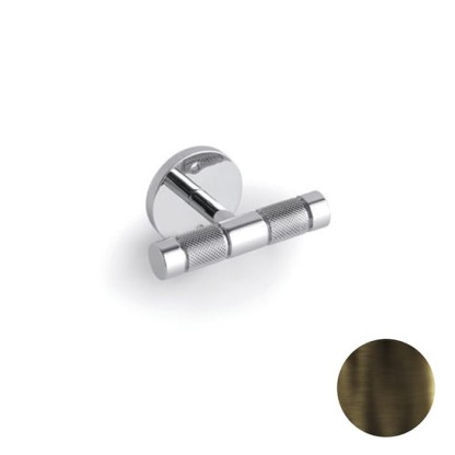 Bertocci Officina 01 Крючок, подвесной, двойной, цвет: темная бронза