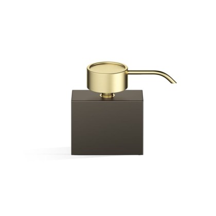 Decor Walther DW 477 Дозатор для мыла, настольный, цвет: темная бронза / золото матовое