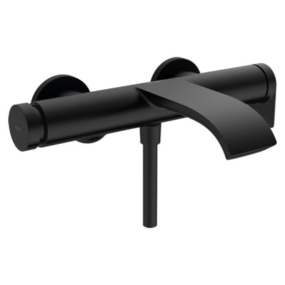 Hansgrohe Vivenis Смеситель для ванны, настенный, цвет: черный матовый