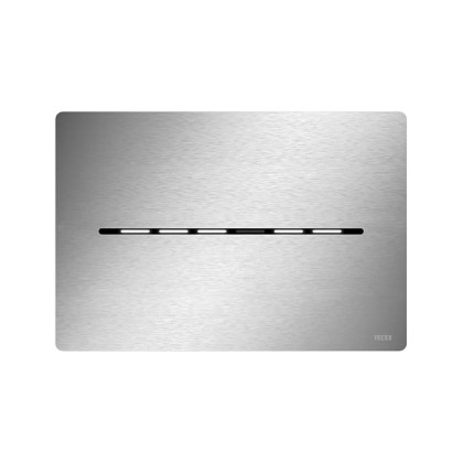 TECEsolid Металическая панель смыва для унитаза TECEsolid с бесконтактной активацией, батарея 6 В, нерж.сталь, сатин (с покр. отпечатков пальцев)