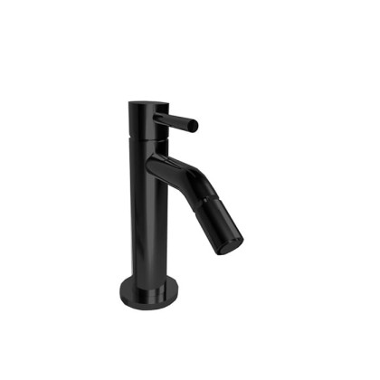 Bongio ON Смеситель для биде, на 1 отв, с донным клапаном clic clac, цвет: матовый черный хром