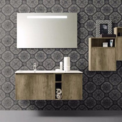 Cerasa Movida Комплект мебели 120х50.5см DX, подвесной, цвет: Tavolato Biscotto