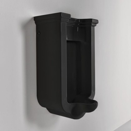 Kerasan Waldorf Писсуар подвесной с сифоном и комплектом крепежей, цвет: черный