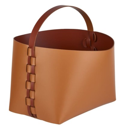 ADJ Корзина Helena, 35x30xH26 см., цвет: коньяк/бордо