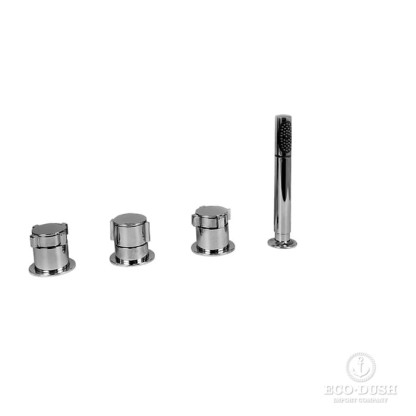 Stella Aster Смеситель на борт ванны на 4 отверстия 3256TR2/308, без излива, цвет: хром