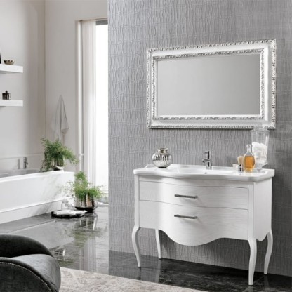 EBAN Sonia Комплект мебели 95 см, напольный, цвет: BIANCO DECAPE