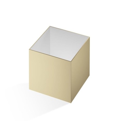 Decor Walther Cube DW 356 Баночка универсальная 13x13x14см, настольная, цвет: золото матовое