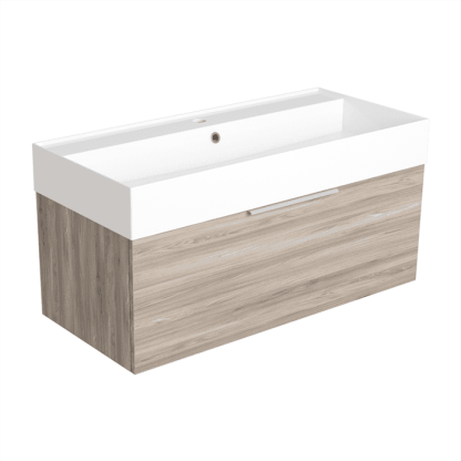 SIMAS AGILE Тумба подвесная 100x46xh40 см, для раковины AG101., 1 ящик, ручка матовый хром, цвет: LAVA