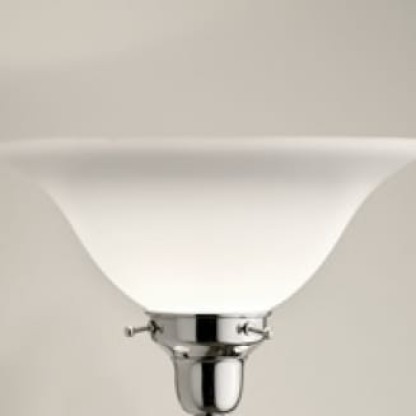 Devon&Devon Madelaine Glass Плафон стеклянный 215х117  мм для настенного светильника, основание хром