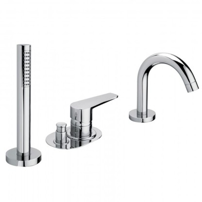 Смеситель для ванны Bongio Pi7, цвет: хром