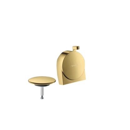 Hansgrohe Exafill S Внешняя часть излива на ванну с набором для слива и перелива, цвет: золото