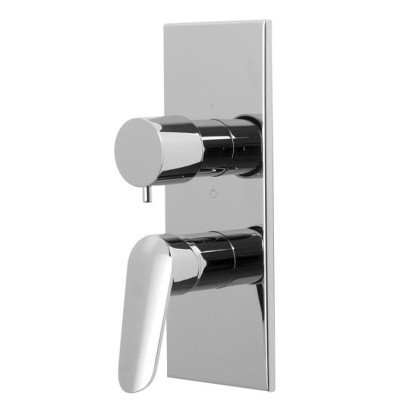 Fima Carlo Frattini Spot F3009X6CR Встраиваемый смеситель на 2/3 источника, металлическая пластина, внешняя часть, цвет: хром