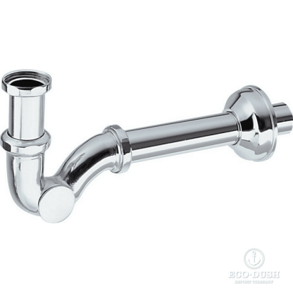 CISAL Сифон 1"1/4 S-образный, цвет: хром