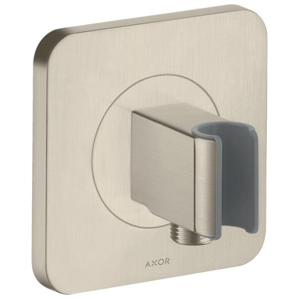 Axor ShowerSelect Вывод воды с клапаном и держателем ручного душа,  1/2 ’, цвет: шлифованный никель