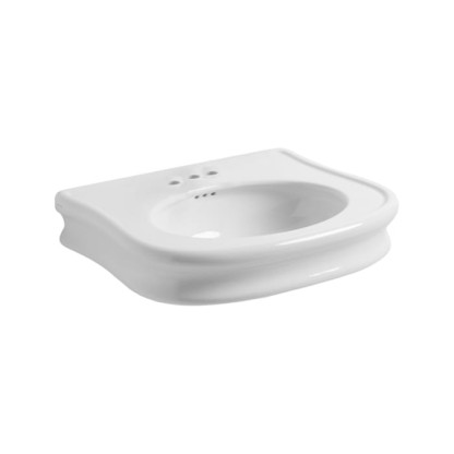 Simas Lante Раковина 90х54х13см., подвесная, с 3 отв., цвет: белый