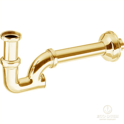 CISAL Сифон для раковины 1"1/4 , цвет: золото