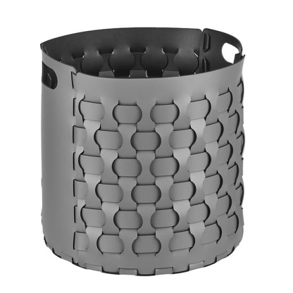 ADJ Круглая корзина Dubai, D40xH40 см., цвет: серый/черный