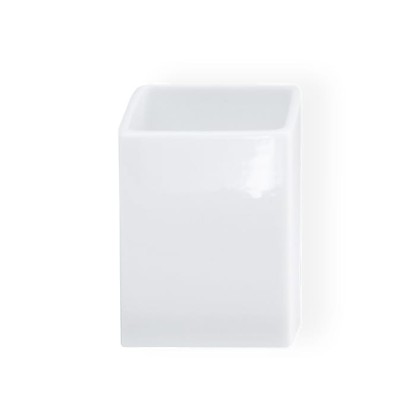 Decor Walther DW 610 Стакан для зубных шёток, фарфор, настольный, цвет: белый