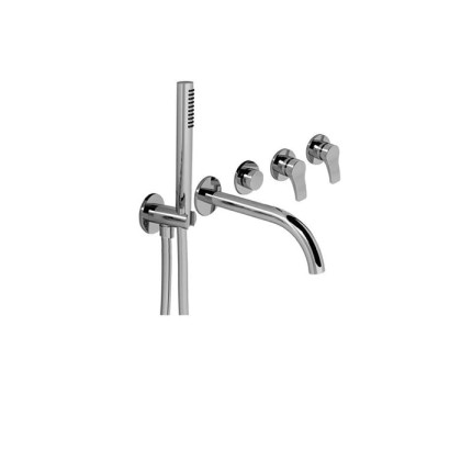 Fantini AL/23 Встроенный смеситель для ванны, излив: 190 мм, цвет: хром