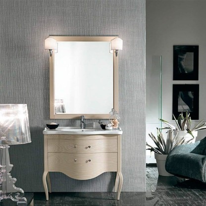 EBAN Sonia Комплект мебели 95 см ; база под раковину , доводчики Blum, напольный, цвет: FUNE