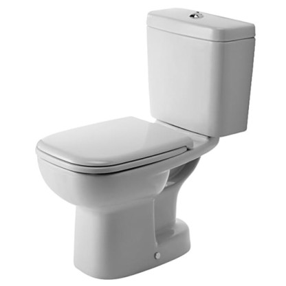Duravit D-Code Унитаз-моноблок 65х35.5см., с отдельным бачком, механизмом слива, цвет: белый