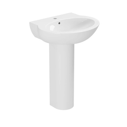 Azzurra Fast Раковина 60x51xH19 см, c 1 отв., цвет: Bianco lucido