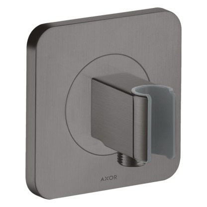 Axor ShowerSelect Вывод воды с клапаном и держателем ручного душа,  1/2 ’, цвет: шлифованный черный