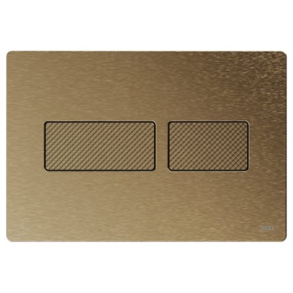 TECEsolid Панель смыва с двойной системой смыва для унитаза, цвет: бронза