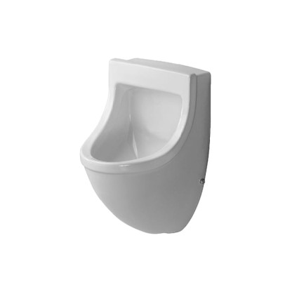 Duravit Starck 3 Писсуар подвесной 35х35см., подача воды сзади, с вытяжкой, сток внутренний вертикальный или горизонтальный, включая крепление, цвет: белый