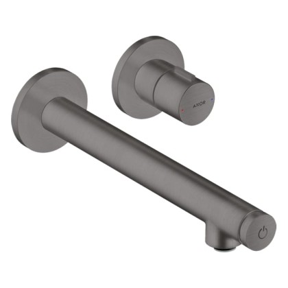 Axor Uno Select Смеситель для раковины, встраиваемый, излив: 22.1см., цвет: шлифованный черный хром