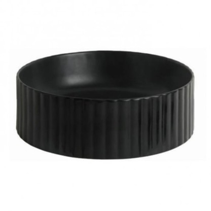 Artceram Millerighe Раковина 44.5х14.5 см, без отв., накладная, без перелива, цвет: черный матовый