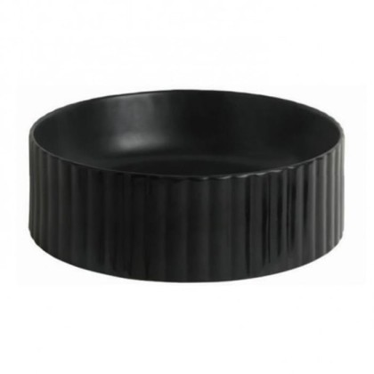 Artceram Millerighe Раковина 44.5х14.5 см, без отв., накладная, без перелива, цвет: черный матовый