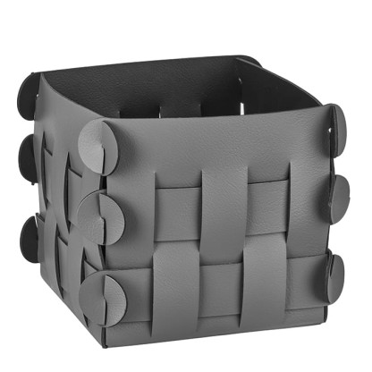 ADJ Корзинка Shlesser, 13x13xH13 см., цвет: серый/черный