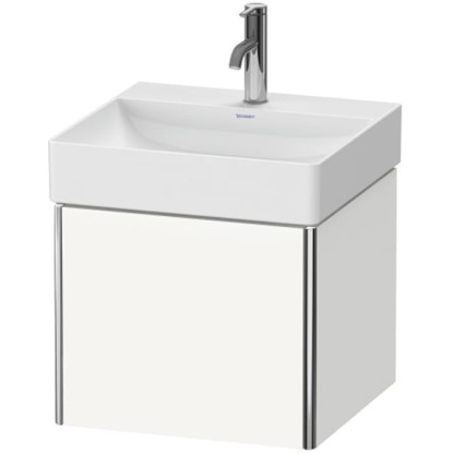 Duravit XSquare База подвесная 48.4x46x39.7см с раковиной, 1 выдвижное отделение, цвет: глянцевый белый