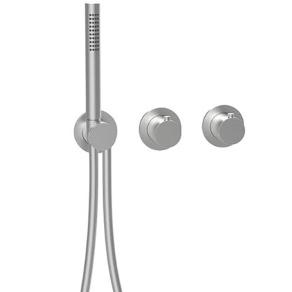 Almar Смеситель для душа, встраиваемый, термостатический на 3-4 потребителя, цвет: нержавеющая сталь