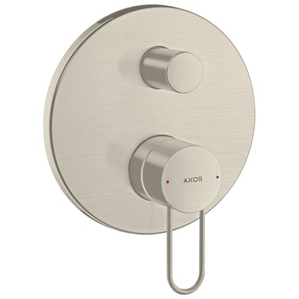 Axor Uno Смеситель для ванны, встраиваемый, цвет: шлифованный никель