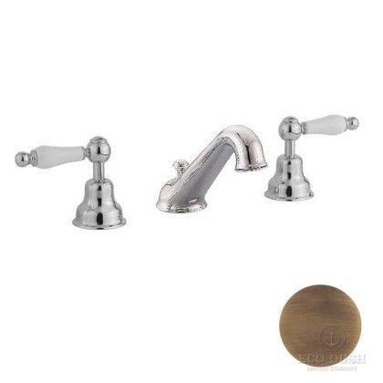 CISAL Arcana Toscana Смеситель для раковины на 3 отв. с донным клапаном, цвет: бронза