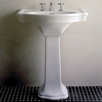 Devon&Devon New Etoile Раковина 70.5x52.5x22 см, 1 отв., на пьедестале, цвет: белый