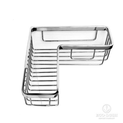 Stella Lucilla Подвесная полочка-решетка угловая  1003 цвет: хром