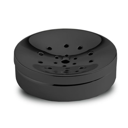 3SC Metal Tonda Мыльница настольная, цвет: черный матовый