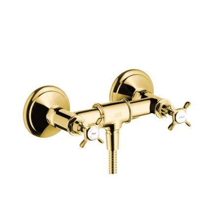 Axor Montreux Смеситель для душа настенный, на 2 отв, , цвет: полированное золото