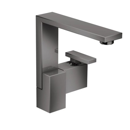 Axor Edge Смеситель для раковины, на 1 отв., с донным клапаном push/open, излив 175мм, цвет: черный