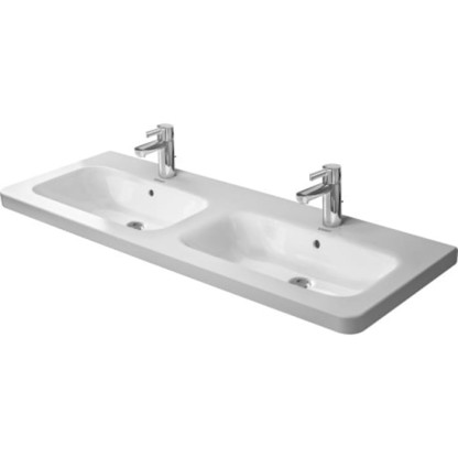 Duravit DuraStyle Раковина 130х48 см, 3 отв., двойная, цвет: белый