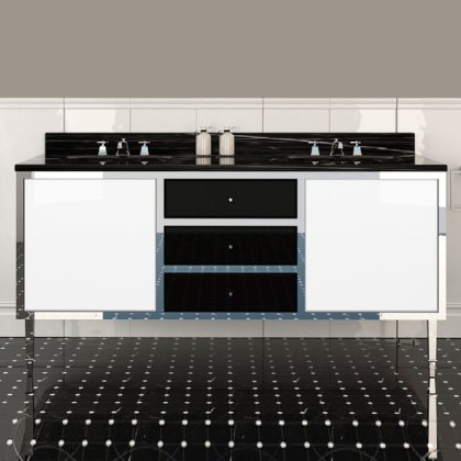 Devon&Devon Jazz 3, Комплект мебели, напольный, Цвет: pure white/deep black