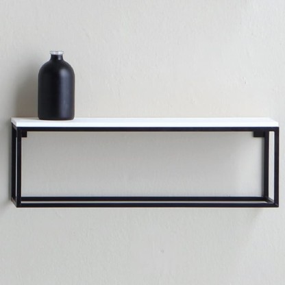 Bertocci Officina 02 Рамка металлическая для аксессуаров 36х10х11см., цвет: черный матовый