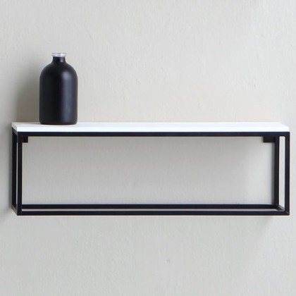 Bertocci Officina 02 Рамка металлическая для аксессуаров 36х10х11см., цвет: черный матовый